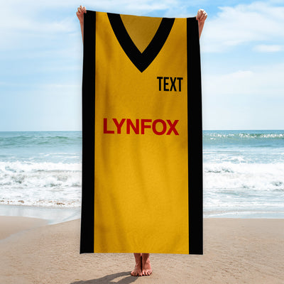 Cambridge 1986 Home Shirt - Personalised Lightweight, Microfibre Retro Beach Towel - 150cm x 75cm
