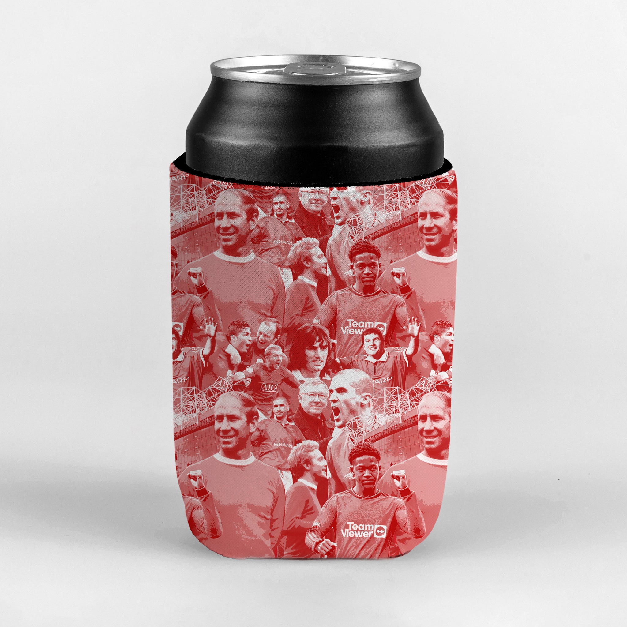 Manchester Red Montage - Drink Can Cooler