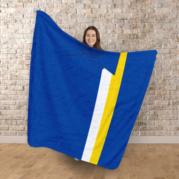 Cardiff -1976 - Home Shirt - Personalised Retro Fleece Blanket