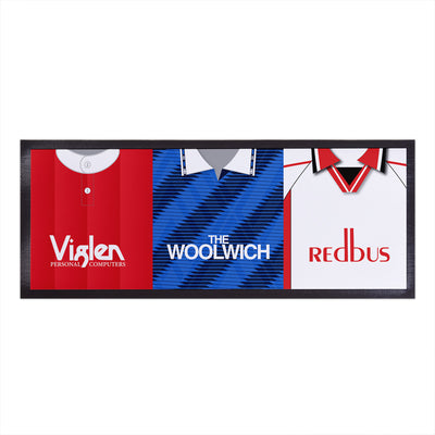 Charlton Retro Football Shirts - Personalised Bar Runner