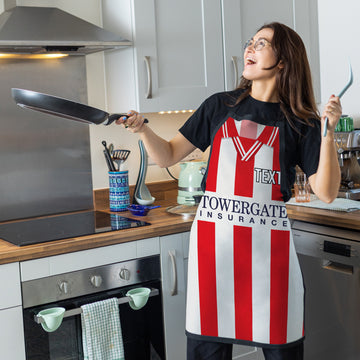 Cheltenham - 1999 Home Shirt - Personalised Retro Football Adults Apron