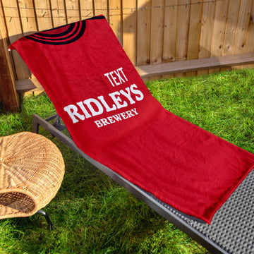 Colchester 2001 Third Shirt - Personalised Lightweight, Microfibre Retro Beach Towel - 150cm x 75cm