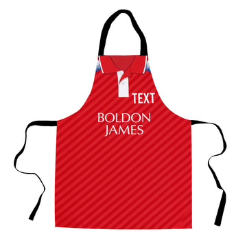 Crewe - 1993 Home Shirt - Personalised Retro Football Adults Apron