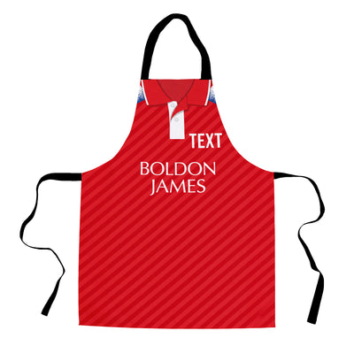 Crewe - 1993 Home Shirt - Personalised Retro Football Adults Apron