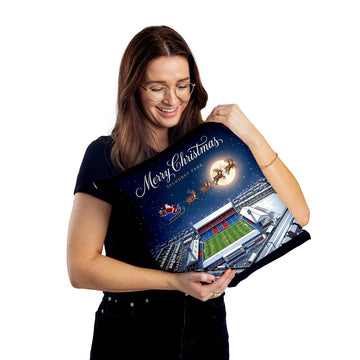 Crystal Palace Christmas Stadium - Cushion - Two Sizes