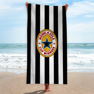 Newcastle - Cup Winners - Beach Towel - 150cm x 75cm