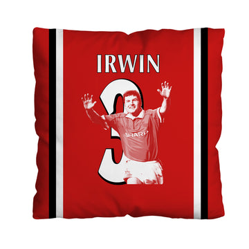 Manchester Red Irwin 3 - Cushion - Two Sizes