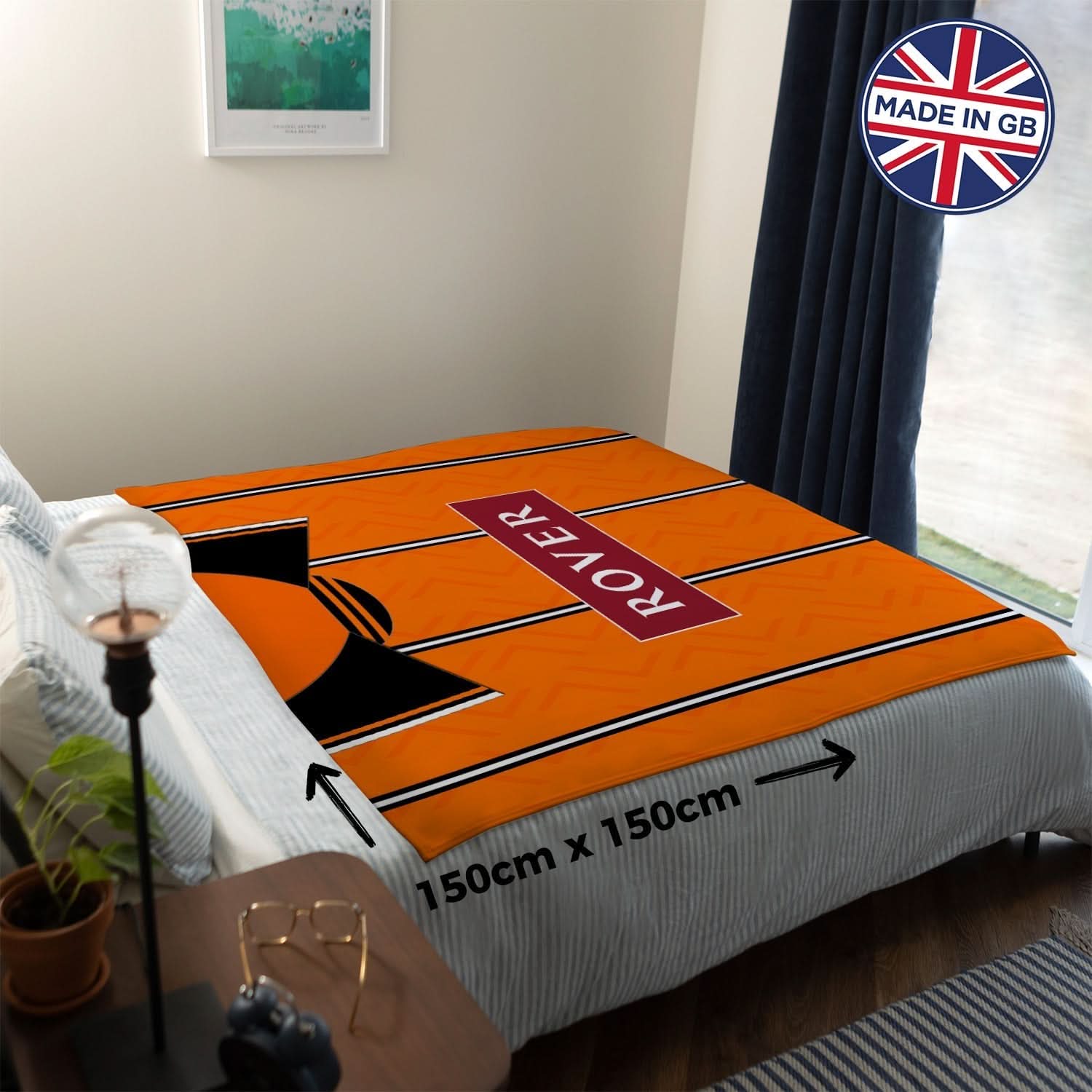 Dundee United - 1994 Home - Personalised Retro Fleece Blanket 150cm X 150cm