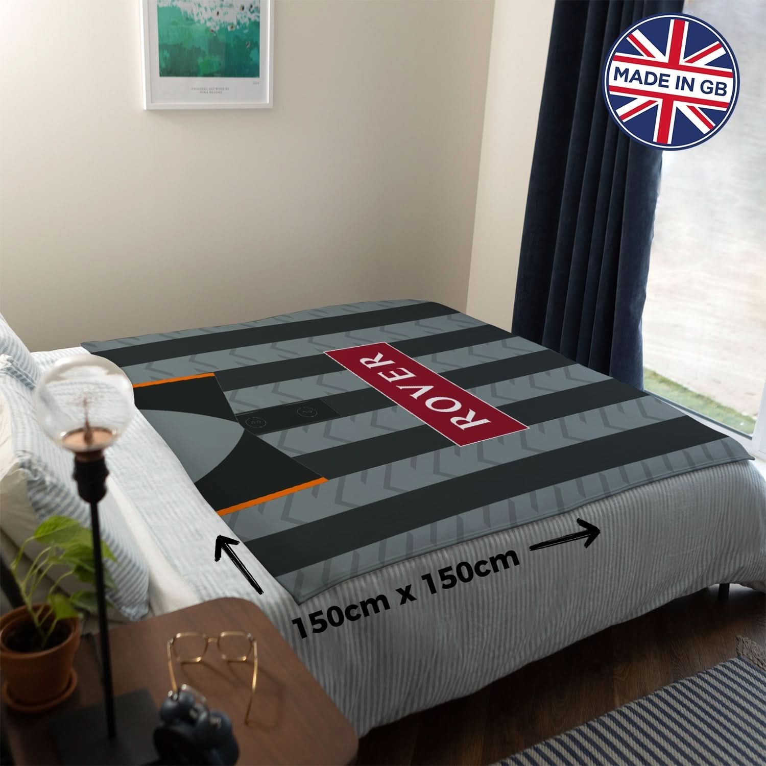 Dundee United - 1995 Away - Personalised Retro Fleece Blanket 150cm X 150cm