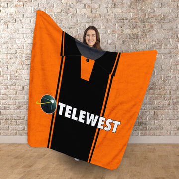 Dundee U Retro United - 2000 Home - Personalised Retro Fleece Blanket 150cm X 150cm