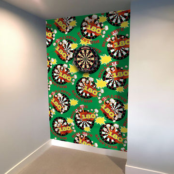 Bullseye - Personalised Darts Wall Banner - Two Sizes