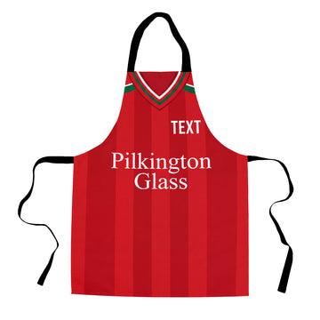 Doncaster - 1984 Home Shirt - Personalised Retro Football Adults Apron