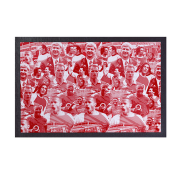 The Gooners Montage - Retro Door Mat - 60cm x 40cm