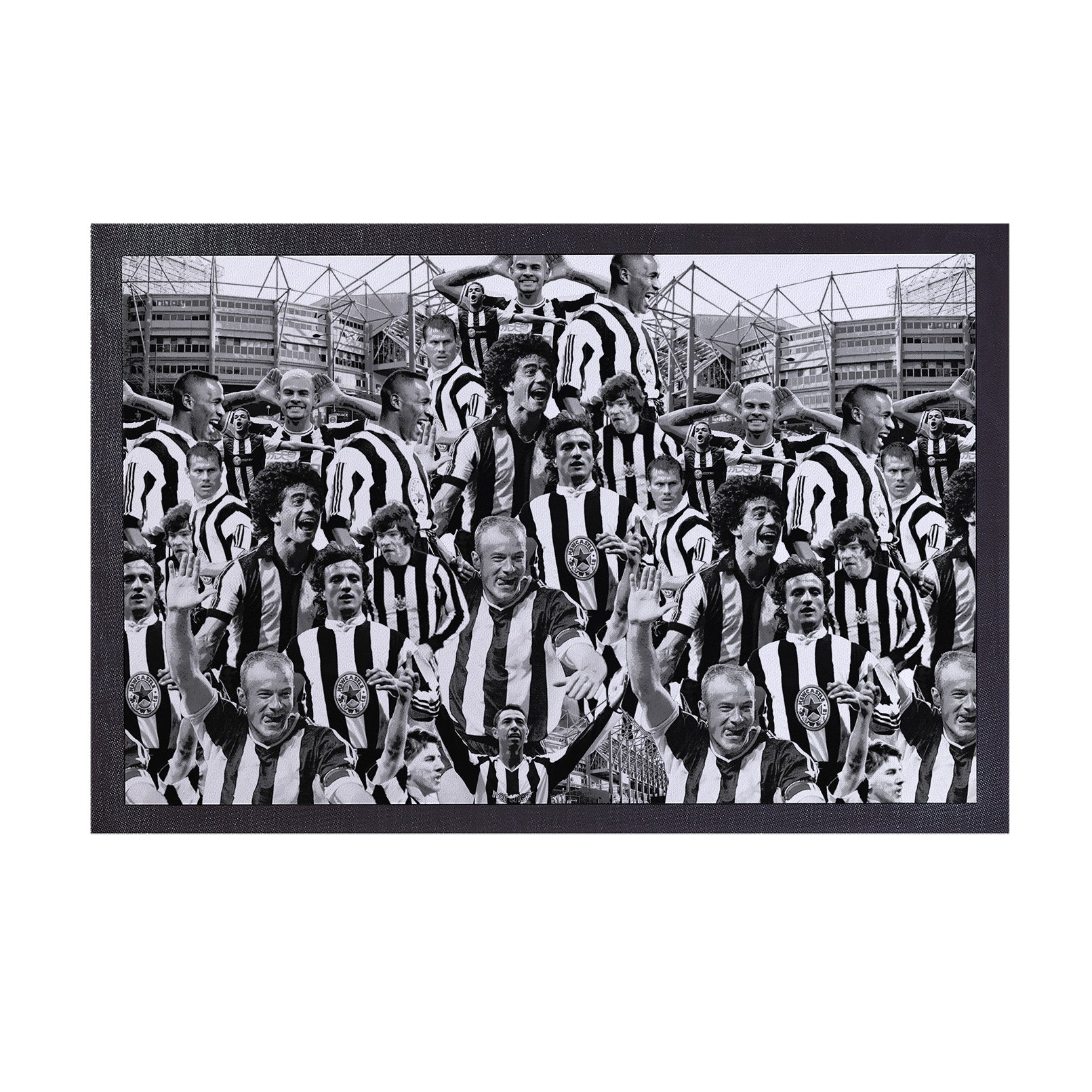 Newcastle Montage - Retro Door Mat - 60cm x 40cm