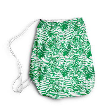 Celtic Player Montage - Drawstring Duffle bag