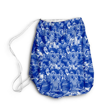 Everton Player Montage - Drawstring Duffle bag