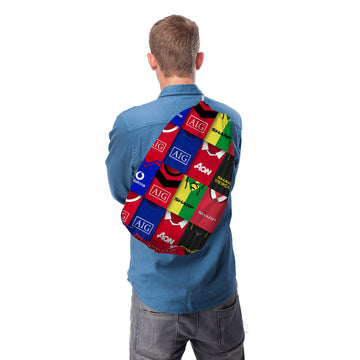 Manchester Red Kit Montage - Drawstring Duffle bag
