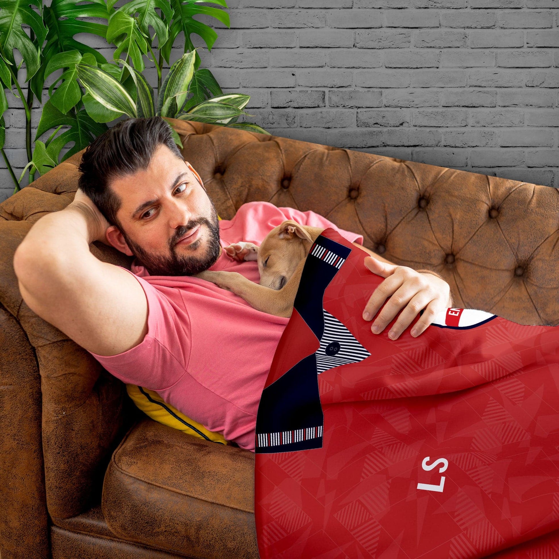 England - 1990 Away Shirt - Retro Fleece Blanket