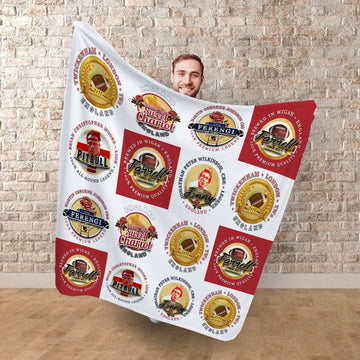 England Rugby Union - Legend Collection - Fleece Blanket 150cm X 150cm