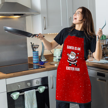 Santa is an Exeter Fan - Apron
