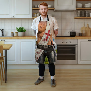 England Crusader - Novelty - Water-Resistant Adults Apron