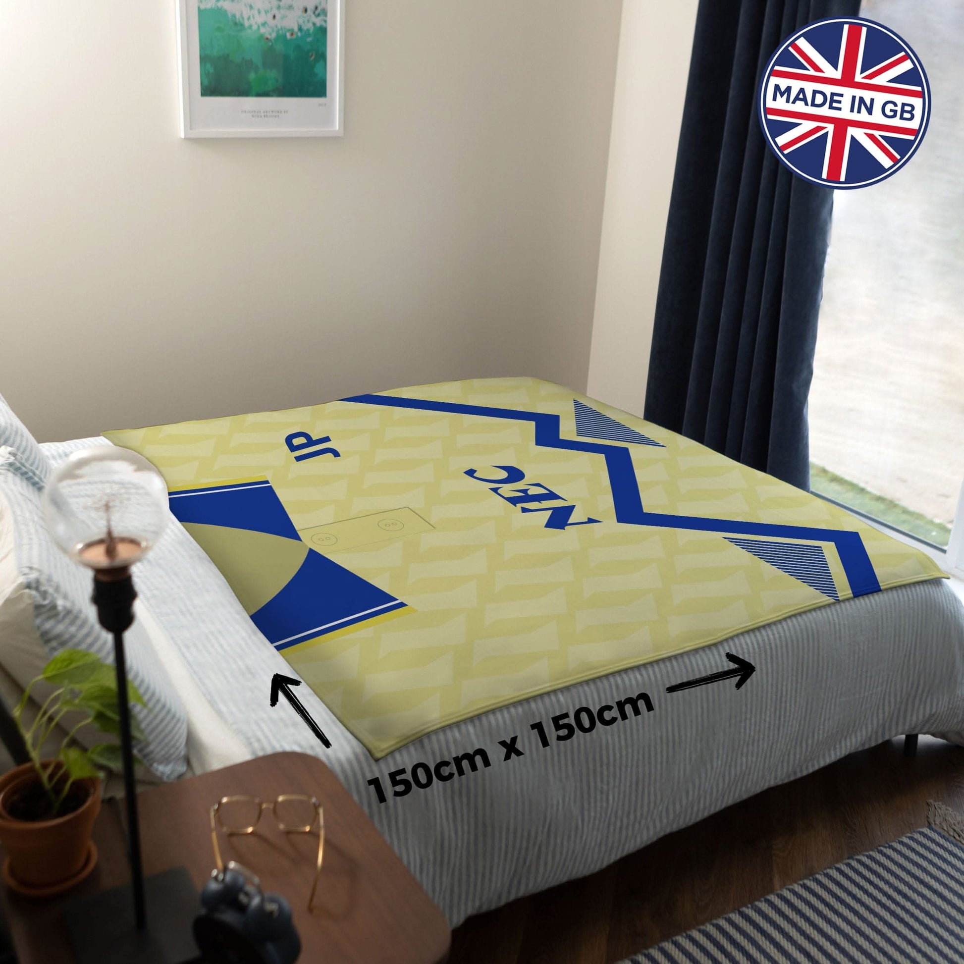 Everton FC - 1990 Away Shirt - Retro Fleece Blanket