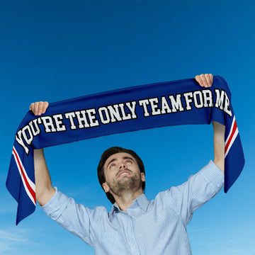Rangers - Knitted eyelet football scarf