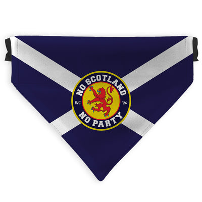 No Scotland No Party - Saltire - Dog Bandana - 4 Sizes