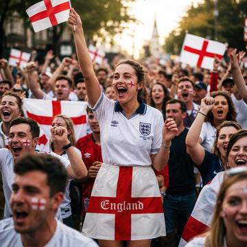 England WC26 - Woman St George (Exposed Behind) - Novelty Kilt