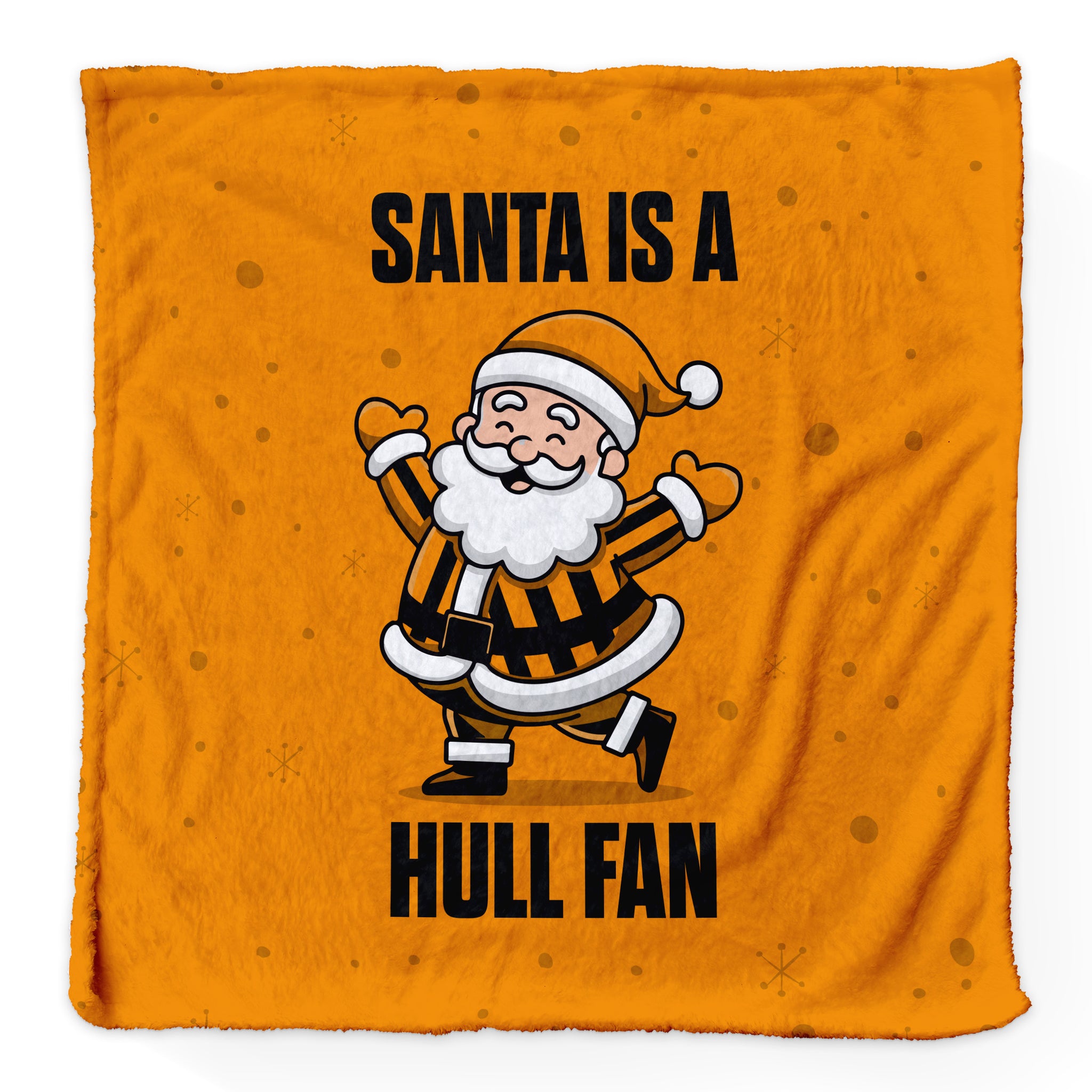 Santa is a Hull Fan - Luxury Fleece Blanket 150cm X 150cm