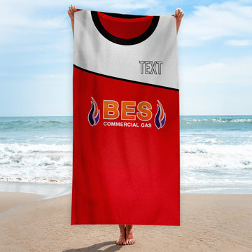 Fleetwood 2013 Home Shirt - Personalised Lightweight, Microfibre Retro Beach Towel - 150cm x 75cm