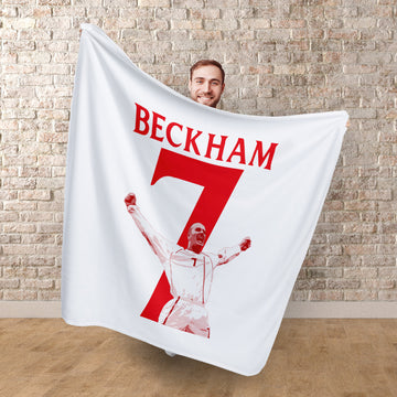 England Beckham 7  - Fleece 150cm X 150cm