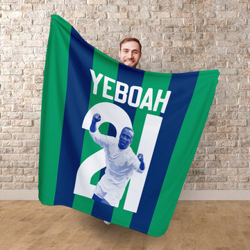 Leeds Yeboah 21 - Fleece 150cm X 150cm