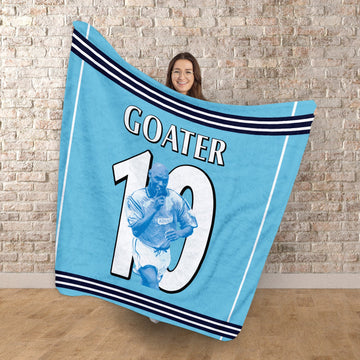 Manchester Blue Goater 10  - Fleece 150cm X 150cm