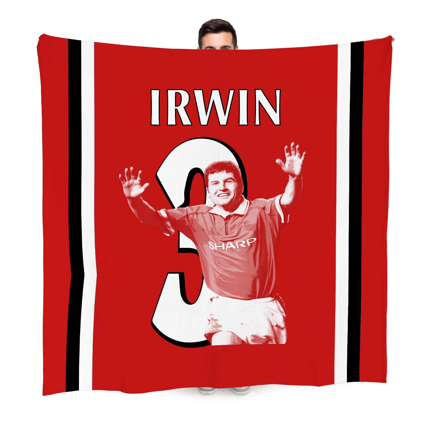 Manchester Red Irwin 3 - Fleece 150cm X 150cm