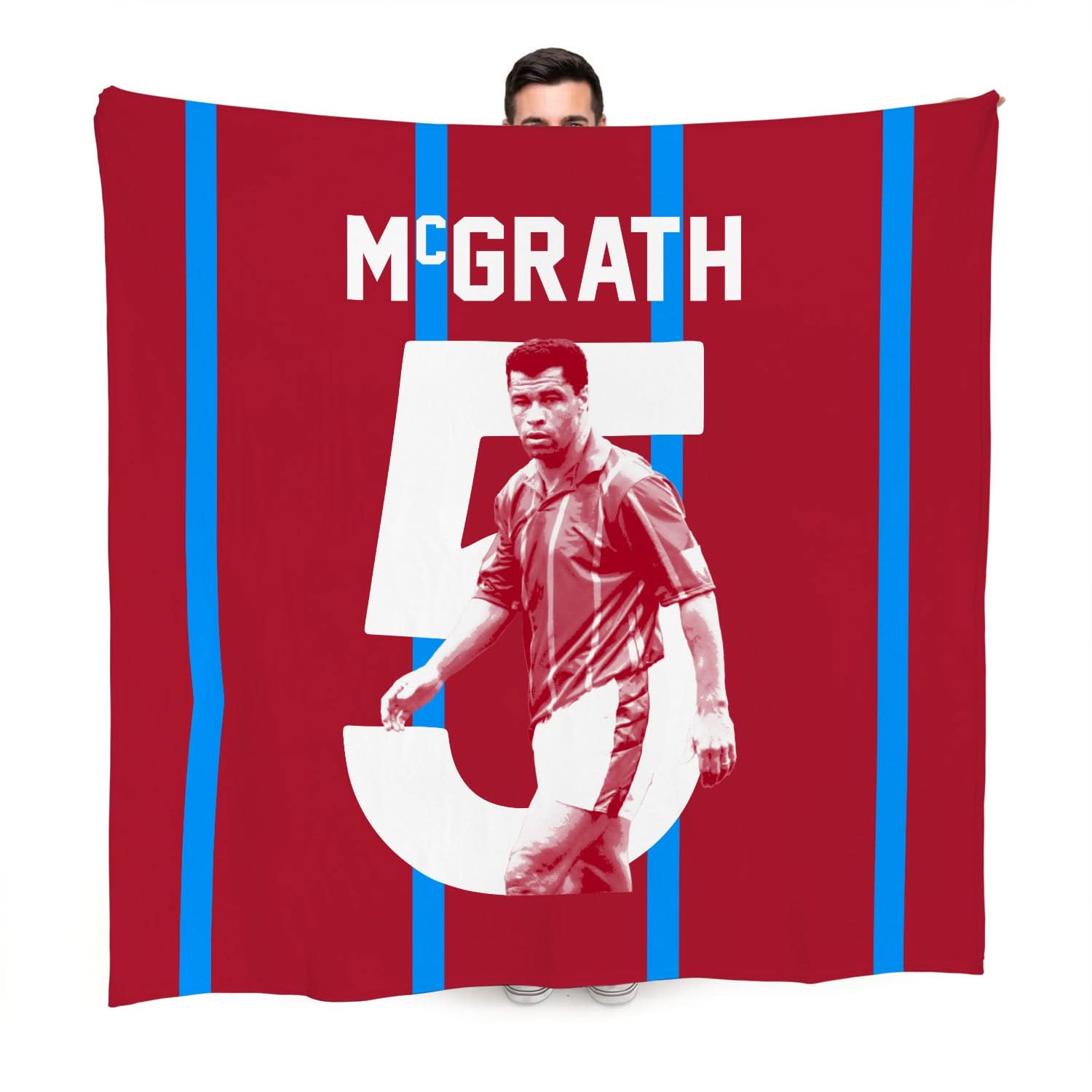 The Holte Enders McGrath 5 - Fleece 150cm X 150cm