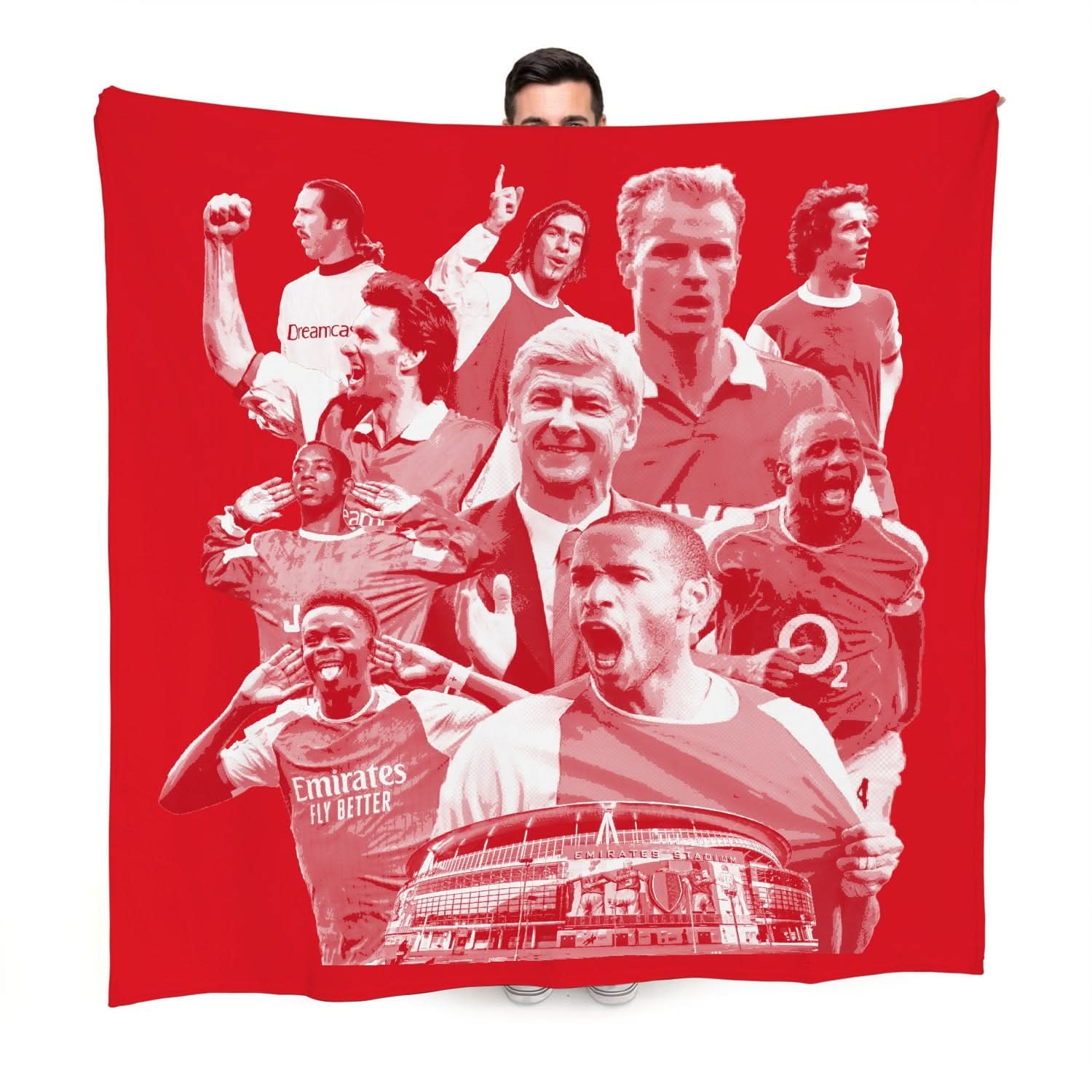 The Gooners Montage - Fleece 150cm X 150cm
