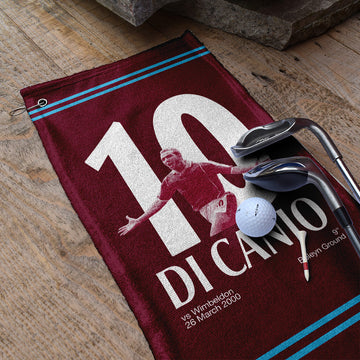 West Ham Di Canio 10 - Football Legends - Golf Towel