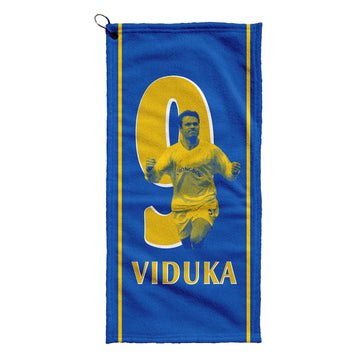 Leeds Viduka 9 - Football Legends - Golf Towel