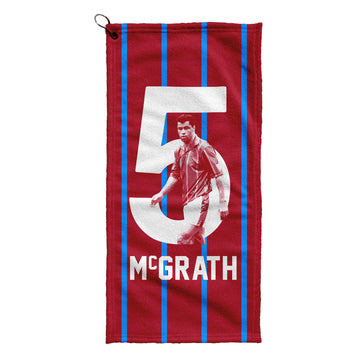 Holte Enders McGrath 5 - Football Legends - Golf Towel