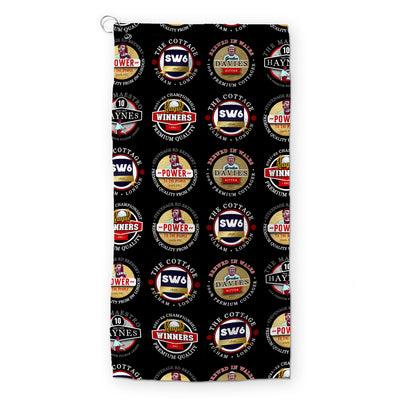 Fulham - Football Legends - Retro Lightweight, Microfibre Golf Towel