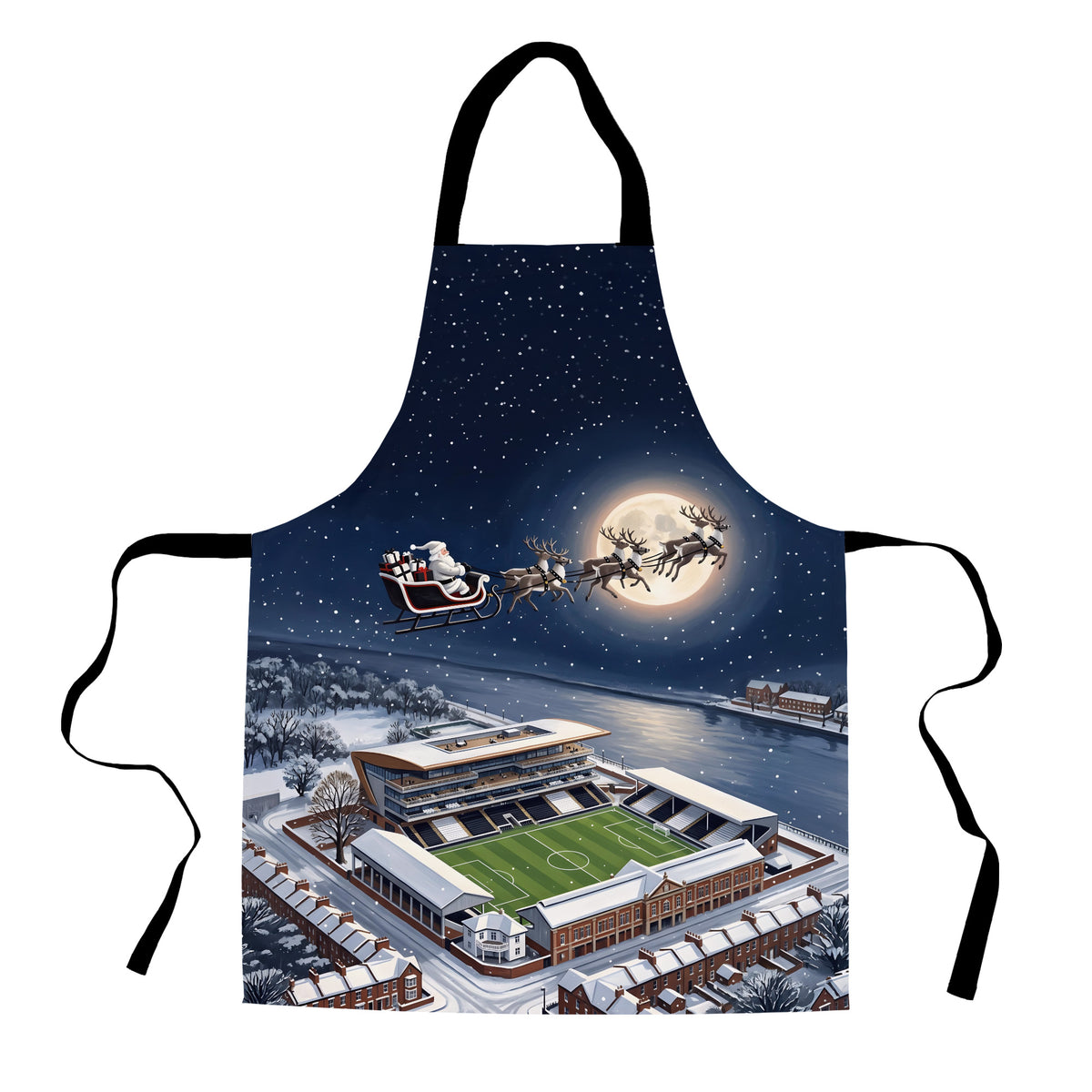 Fulham Christmas Stadium Apron - white cutout