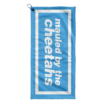 Mauled by the Cheetahs - Manchester Blue - City - Golf Towel