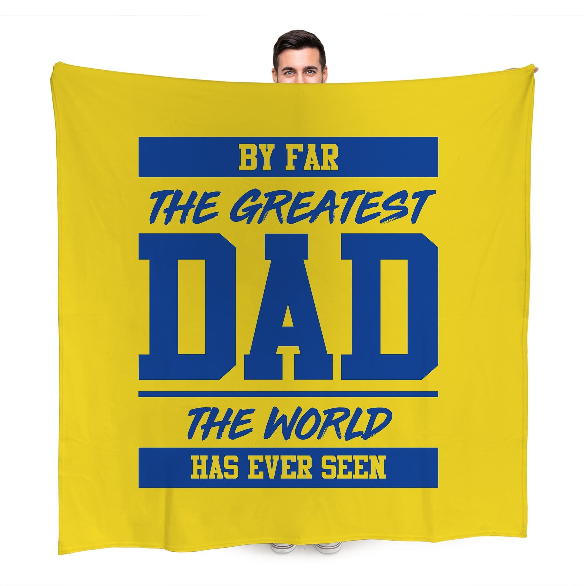 By Far The Greatest Dad - Yellow - Fleece