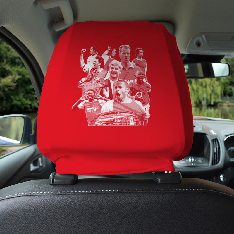 The Gooners Montage - Pack of 2 Car Seat Headrest Covers