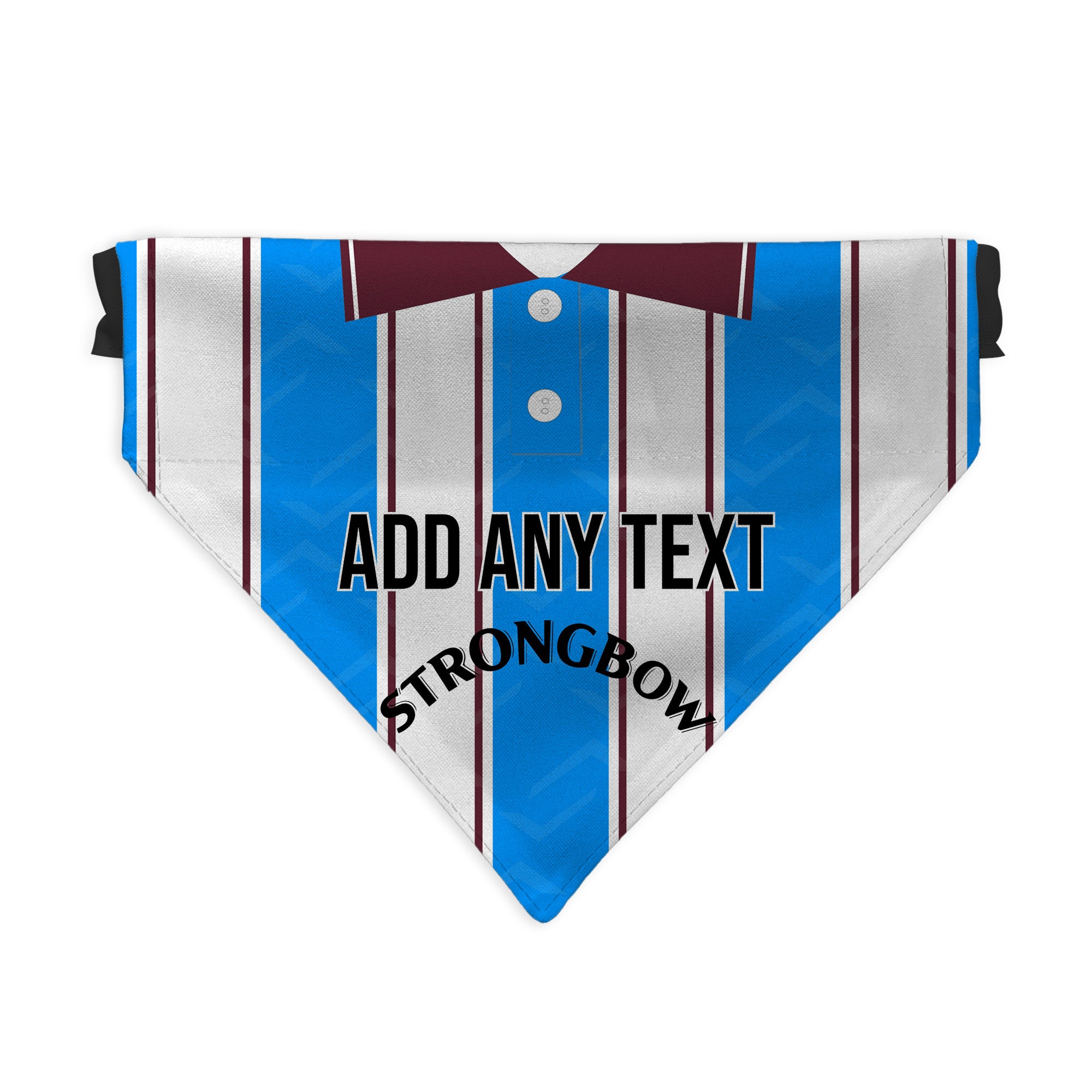Heart of Midlothian 1995 Away Shirt - Personalised Pet Bandana - 4 Sizes