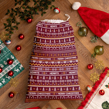Hearts - Xmas Jumper Pattern - Santa Sack