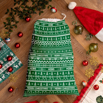 Hibernian - Xmas Jumper Pattern - Santa Sack