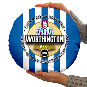 Huddersfield Worthington - Football Legends - Circle Cushion 14