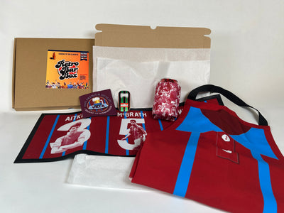 Retro Aston Villa Football Mystery Gift Box – Classic Villans Man Cave Accessory